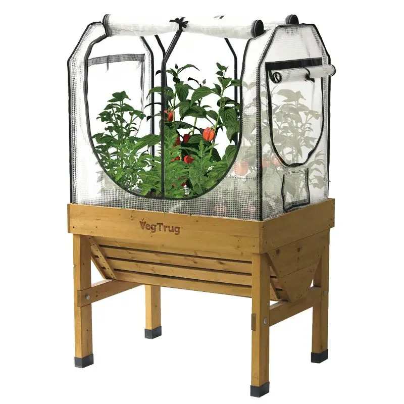 VegTrug Classic SGKIT1236 Greenhouse Frame and Multi-Cover Set, Alloy Frame/Polyethylene Cover, Clear