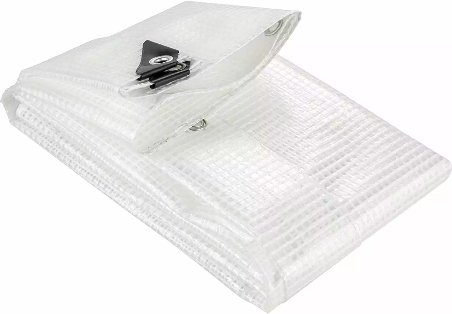 Clear Greenhouse Heavy Duty Tarp 14 Mil Waterproof UV Resistant Cover 7 x 20 FT Grommets National Standard