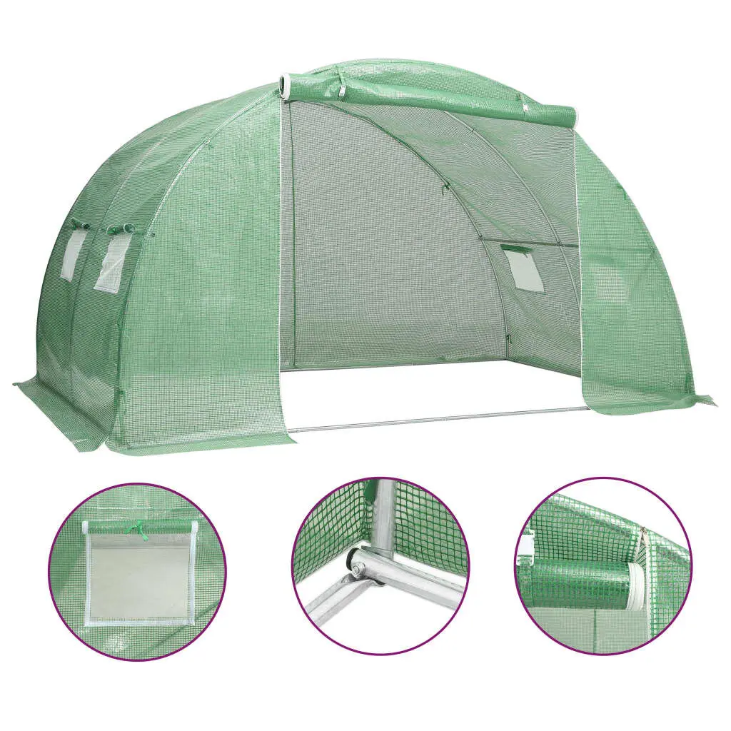 Greenhoutilize 86.1 ft² 6.6x13.1x6.6 Outdoor Garden Greenhouse