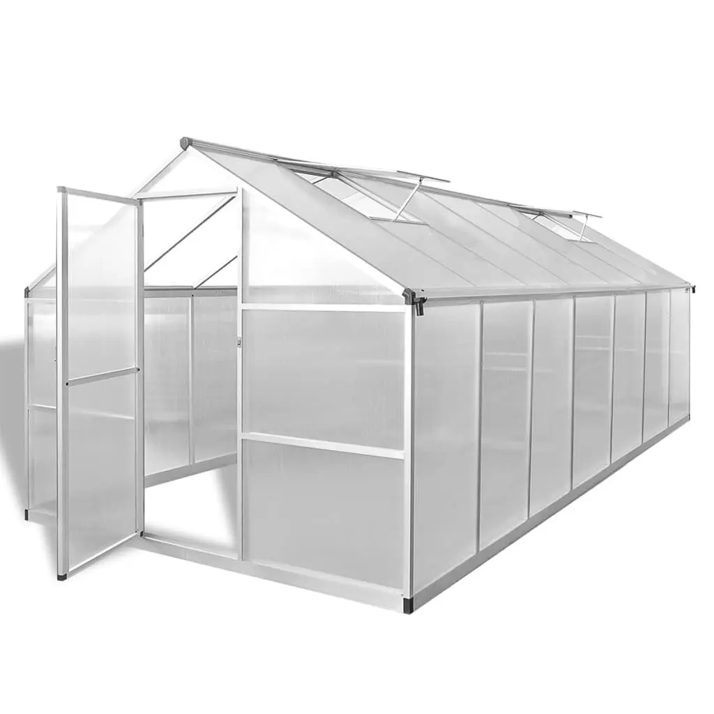 Greenhoutilize Reinforced Aluminum 113.3 Square Feet Greenhouse