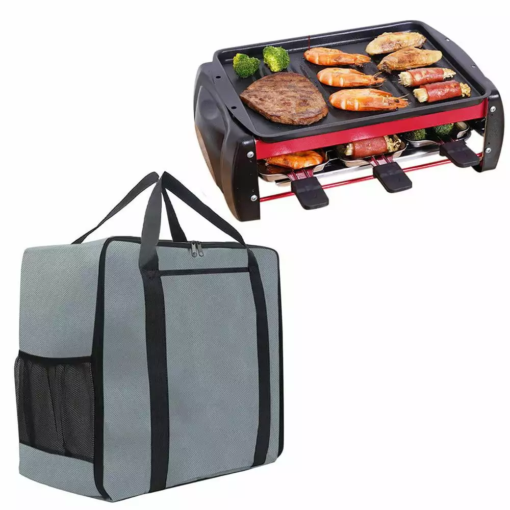 Tohuu Blackstone BBQ Grill Storage Bag 17 Inch Griddle Cover Carry Bag Polyester Canvas Table Top Griddle Protection Single