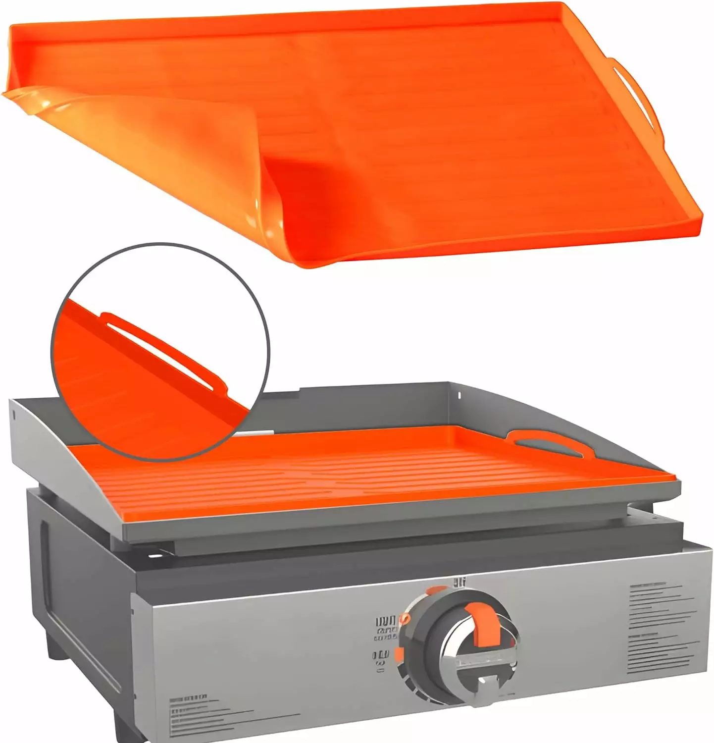 HBlife Silicone Griddle Mat Blackstone 17 Inch Griddle Cover Protects from Debris and Rust 17