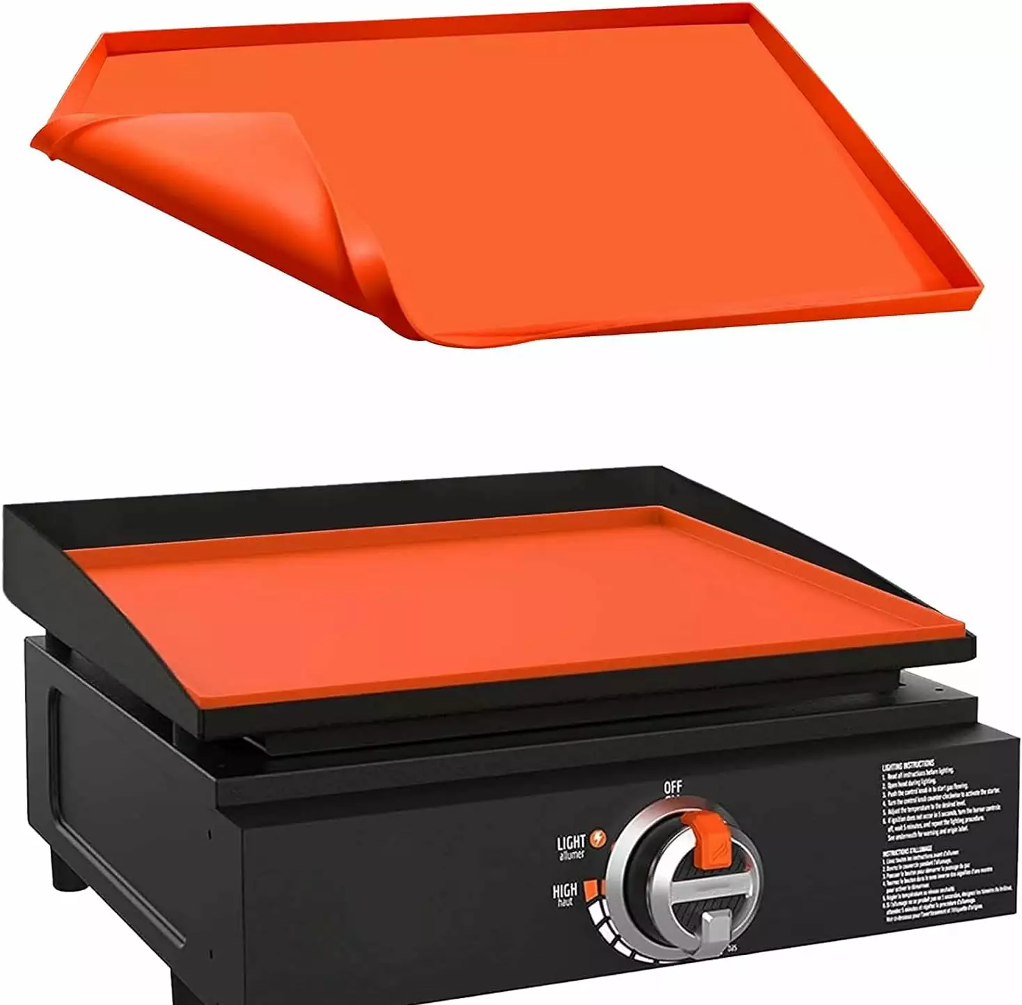 17 Inch Silicone Griddle Mat Blackstone Heavy Duty Food Grade Protective Cover