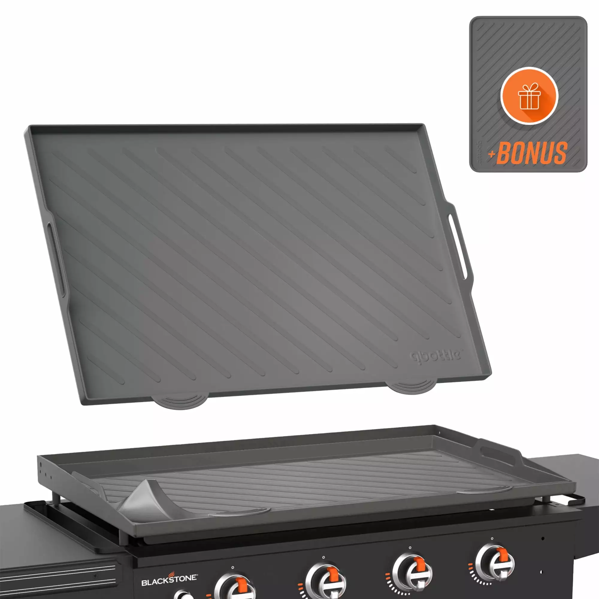 Silicone Griddle Mat Blackstone Grill Heavy Duty Food Protector 36 Inch Cover Gray Information