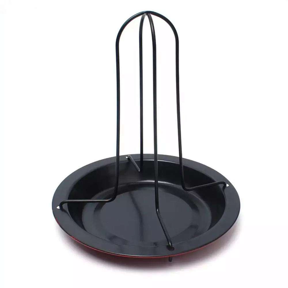 LMEEOR Carbon Steel Fire Pit Grill Grate BBQ Ribs and Chicken One