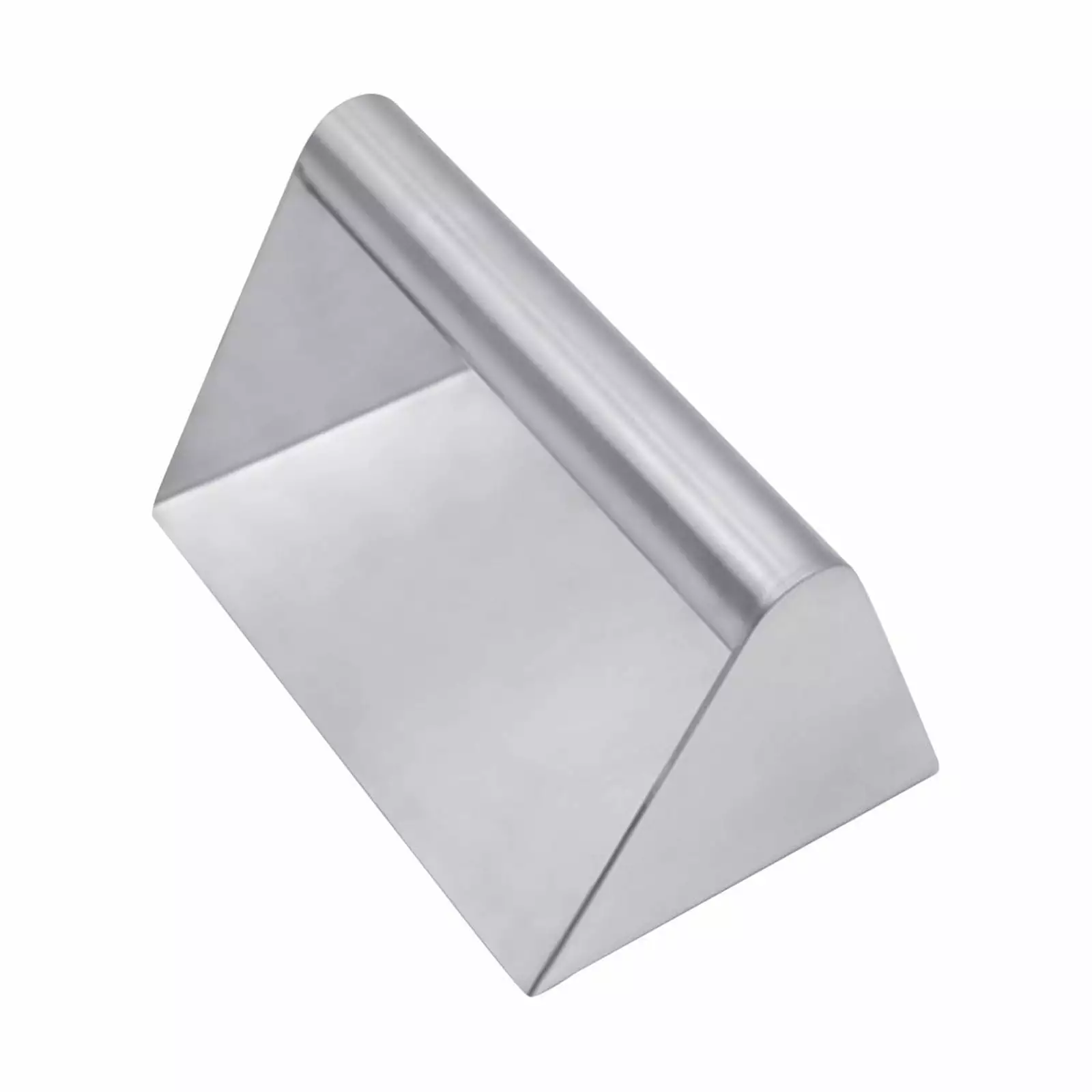 QiwagFerng Steel Rectangular Lattice Meat Press Board Wooden Handle Meat Press Kitchen Cooking Utensils One