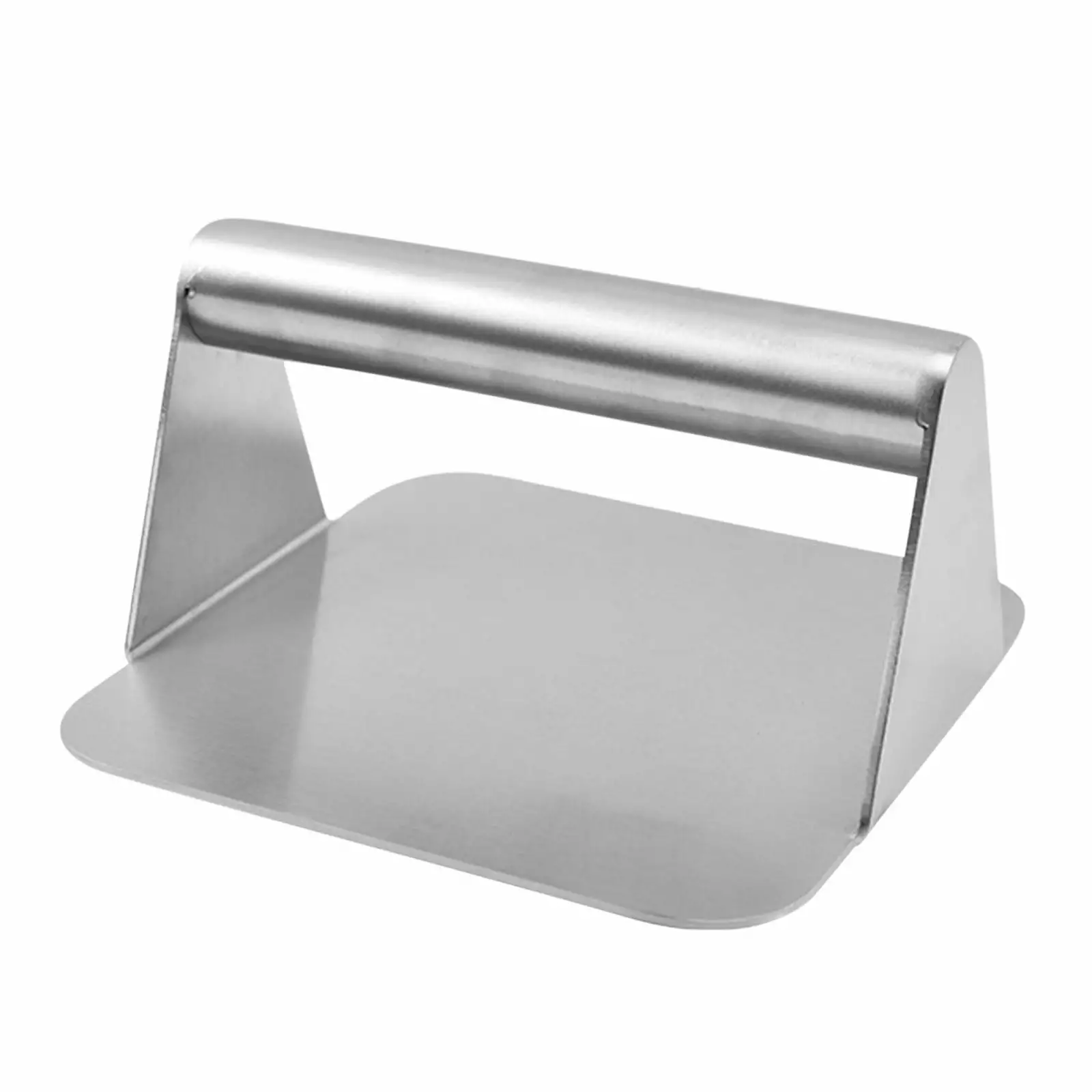 WQJNWEQ Stainless Steel Burger Press Handle Flat Top Grill Cooking Rust Proof Easy Clean