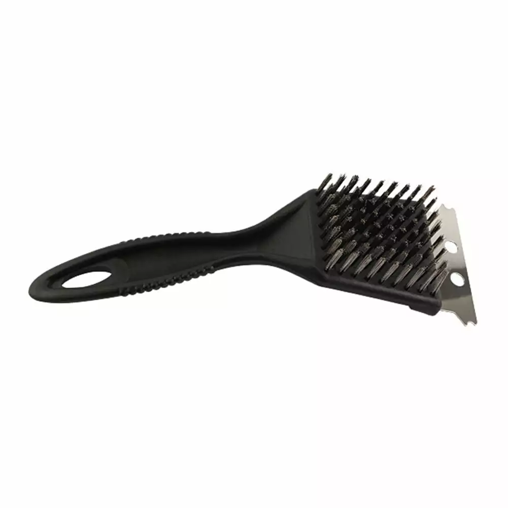 Farfi Travel-Friendly BBQ Cleaning Brush Steel Wire and Oven Scraper - Barbecue Grill Cleaner Tool
