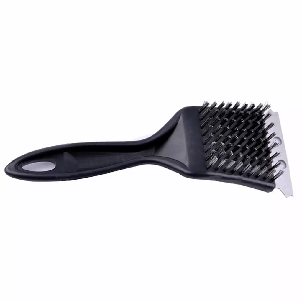 Tdoenbutw Stainless Steel BBQ Grill Cleaning Brush Grate Scraper Kitchen Dining Bar
