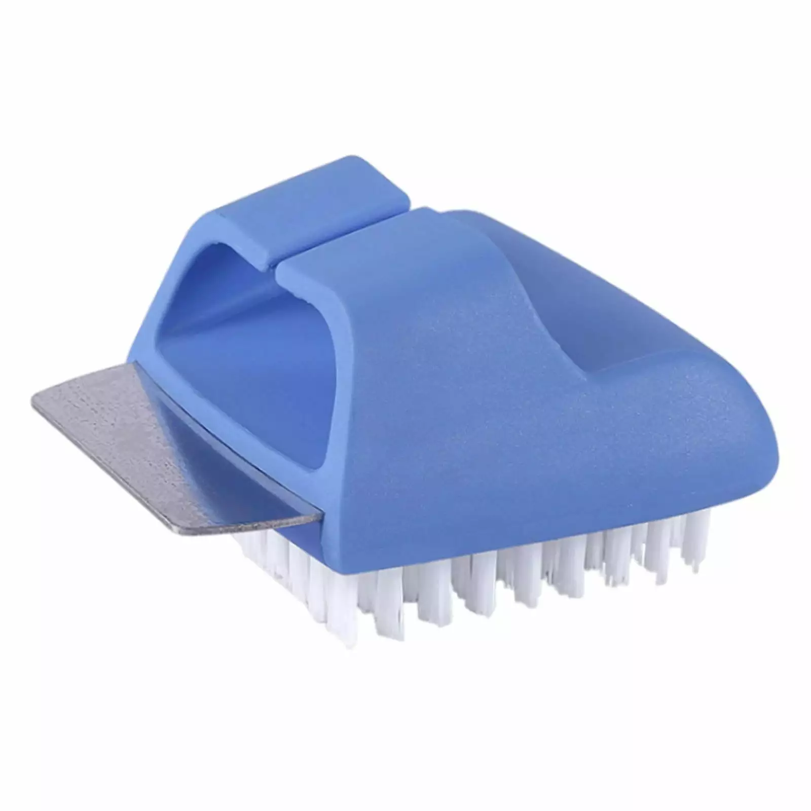 Anti Scald Travel-friendly Outdoor Grill Brush Scraper Blue