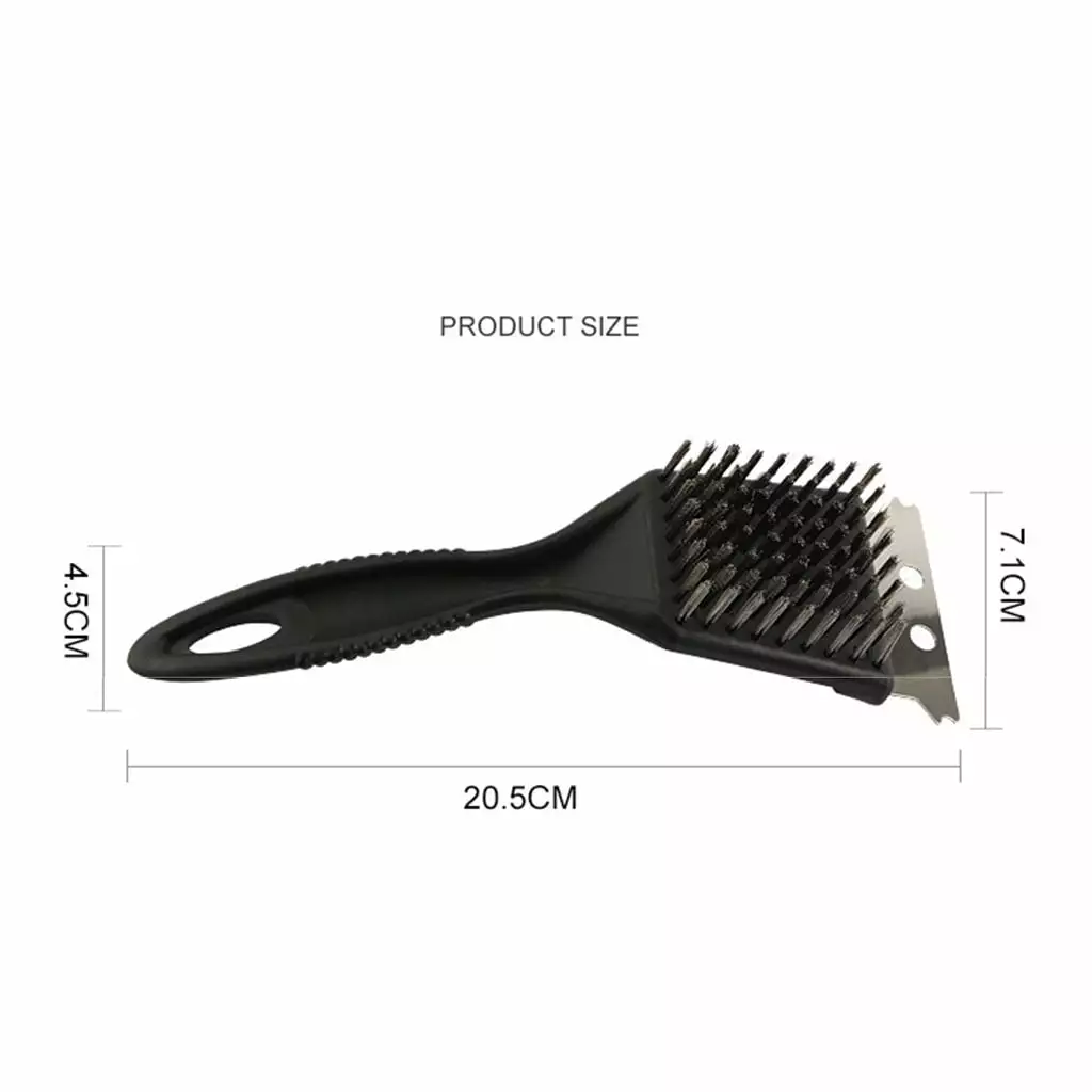 Jierger Grill Brush and Scraper Long-lasting Wire BBQ Brush Outdoor Grill Cleaning Perfect Gift Men Dad One