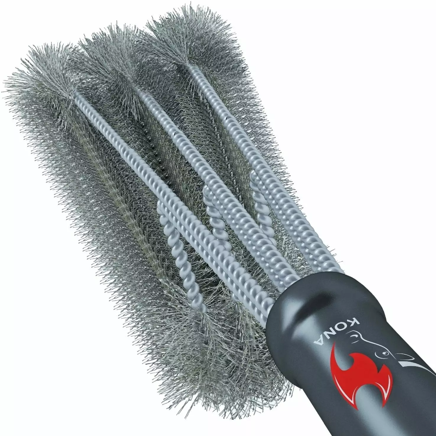 Kona 360 Clean BBQ Grill Brush Bristle Lock and 18-Inch Long Handle