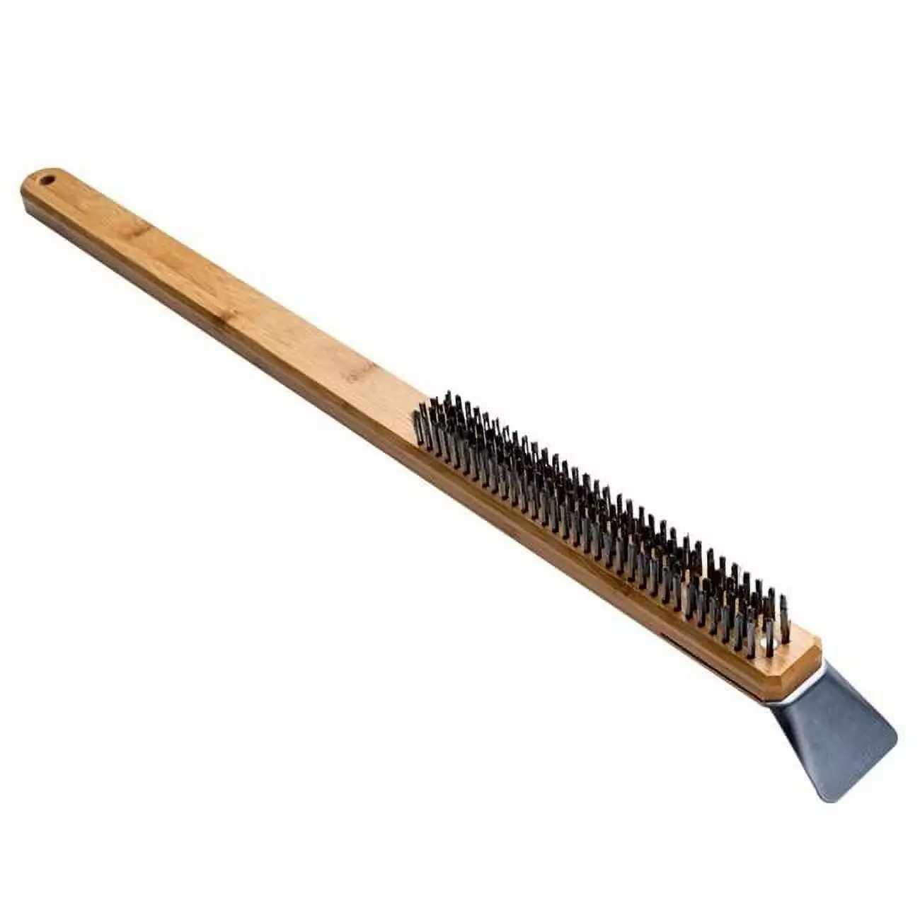 Ooni Bamboo and Stainless Steel Grill Brush Scraper 1
