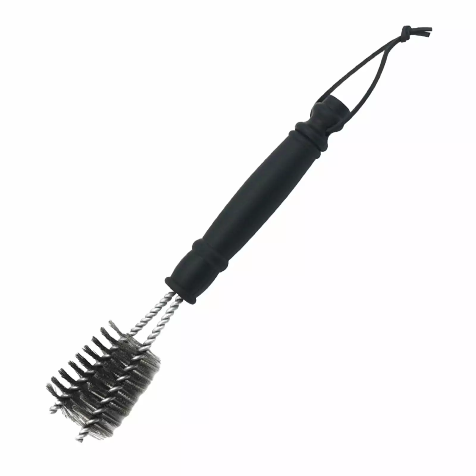 Pompotops Heavy Duty BBQ Brush - Double-headed Outdoor Multifunctional Wire Copper Cleaning Brush