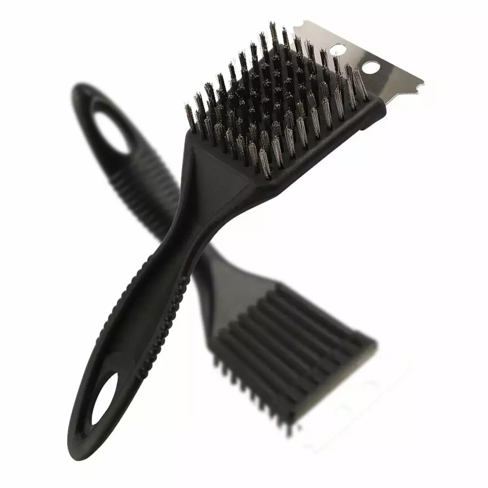 LA TALUS Metal BBQ Grill Cleaning Brush Oven Scraper and Steel Wire Cleaner Tool