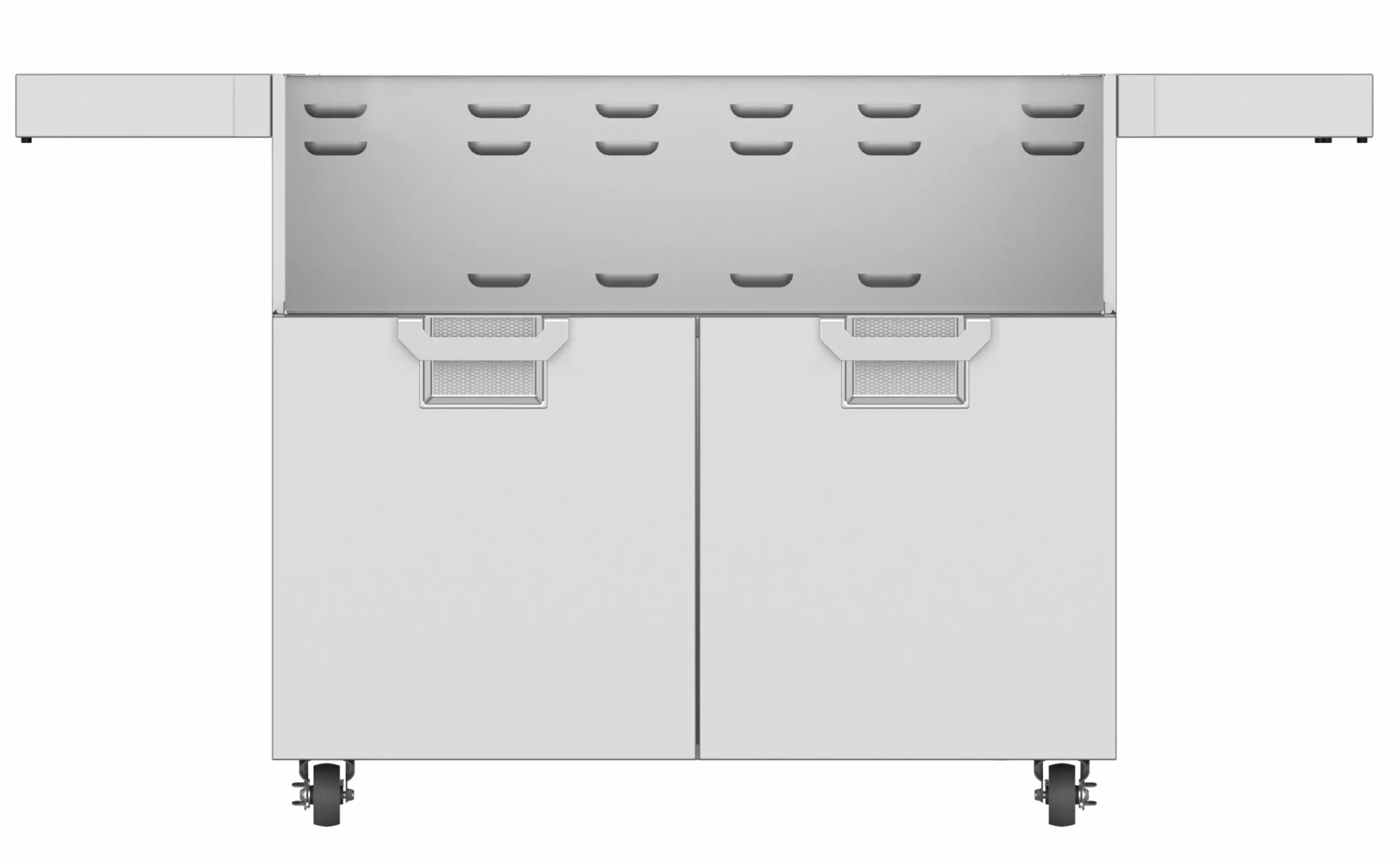 Hestan Ecd42 42 Wide Double Door Grill Cart - Aspire Hestan Series - Stainless Steel Utility Cart
