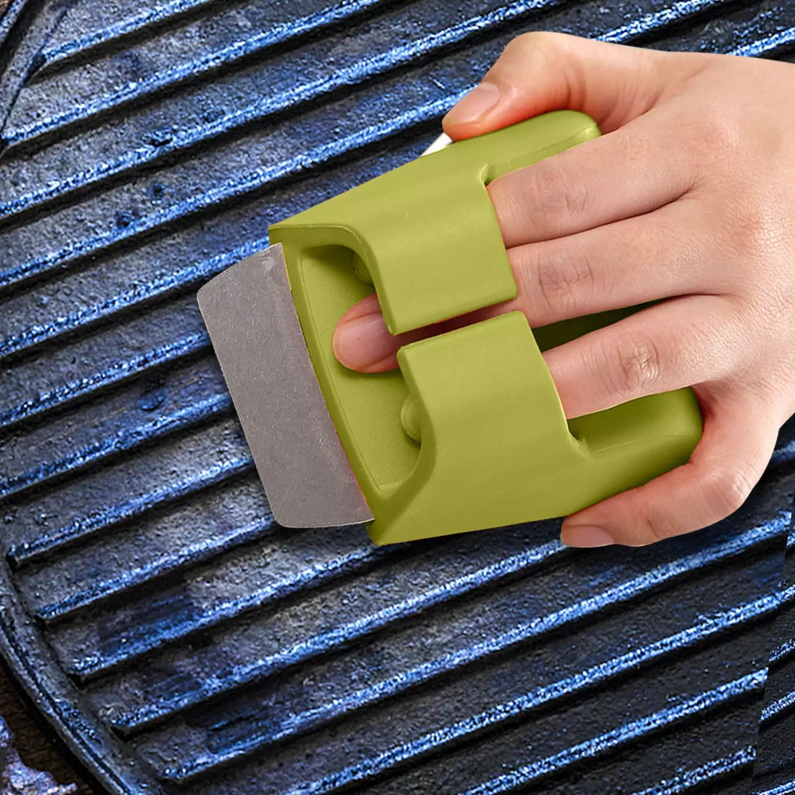 Mouliraty 2--1 BBQ Cleaning Brush and Shovel Oven Grill and Barbecue Accessories