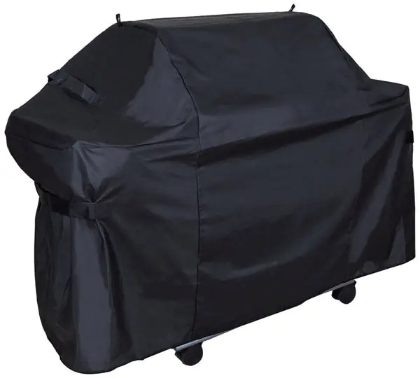 Grill Care 17573 Universal Grill Cover 54 Inch Black Polyester Waterproof Outdoor BBQ Protection