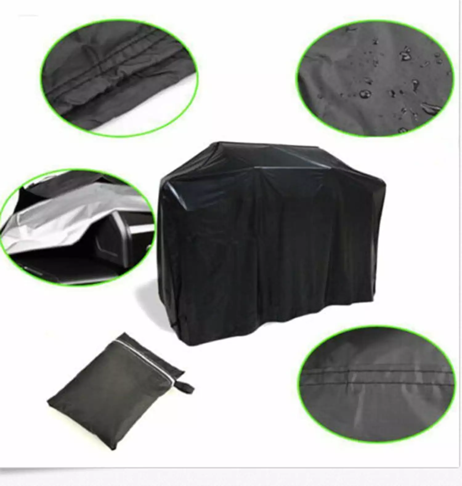 57 Inch BBQ Gas Grill Cover Waterproof Rip-Proof Weather UV Resistant Protection 10060150cm210