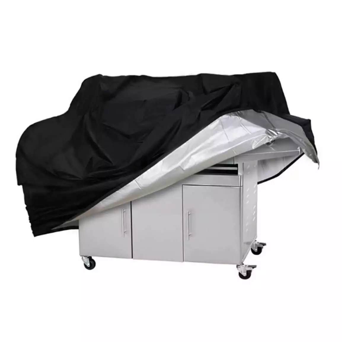 59x39x49 Inch Waterproof BBQ Gas Grill Cover Dustproof Fade Resistant Black Outdoor 22x36