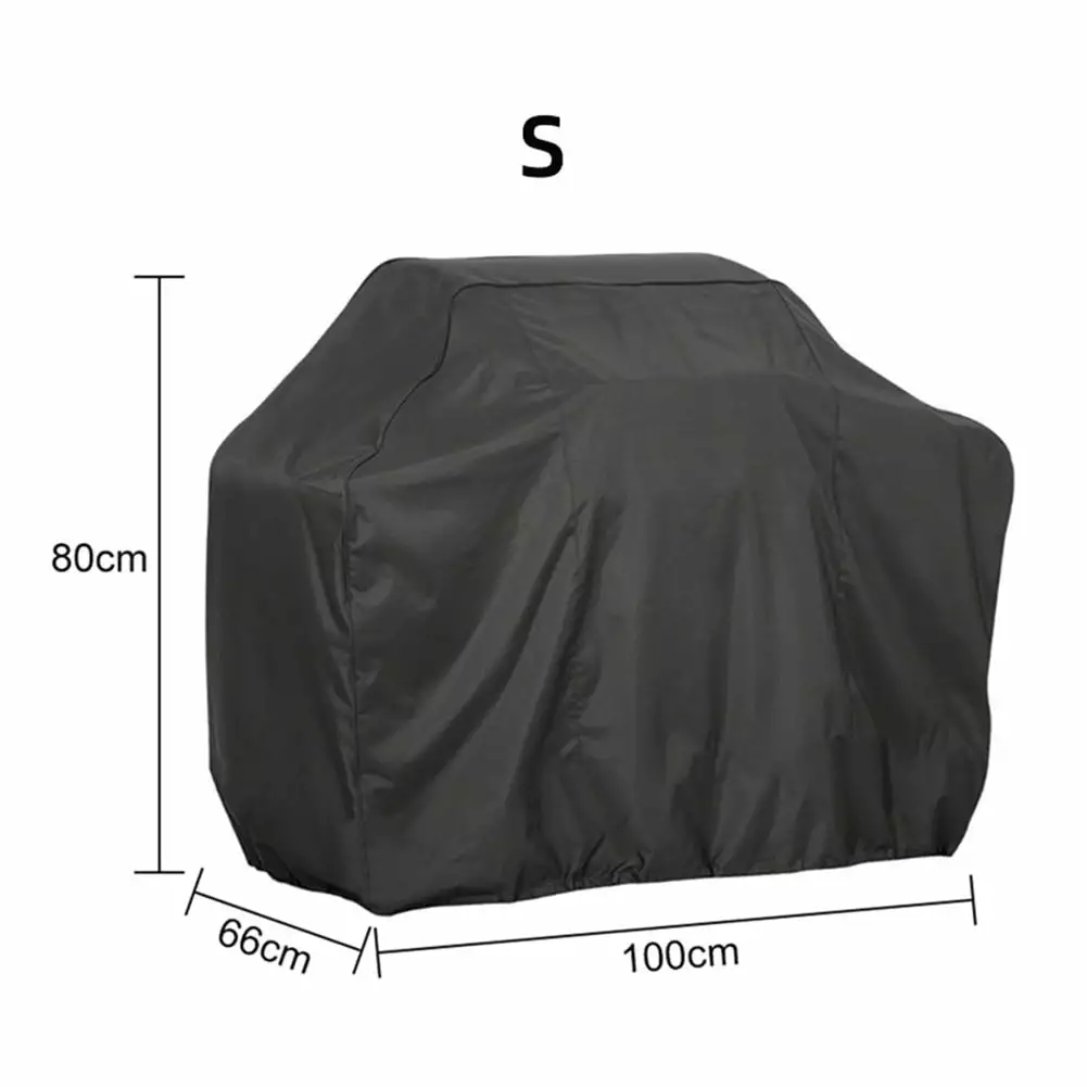 BAMILL Waterproof BBQ Cover Dustproof Outdoor Charcoal Grill Cover Rainproof Protector M