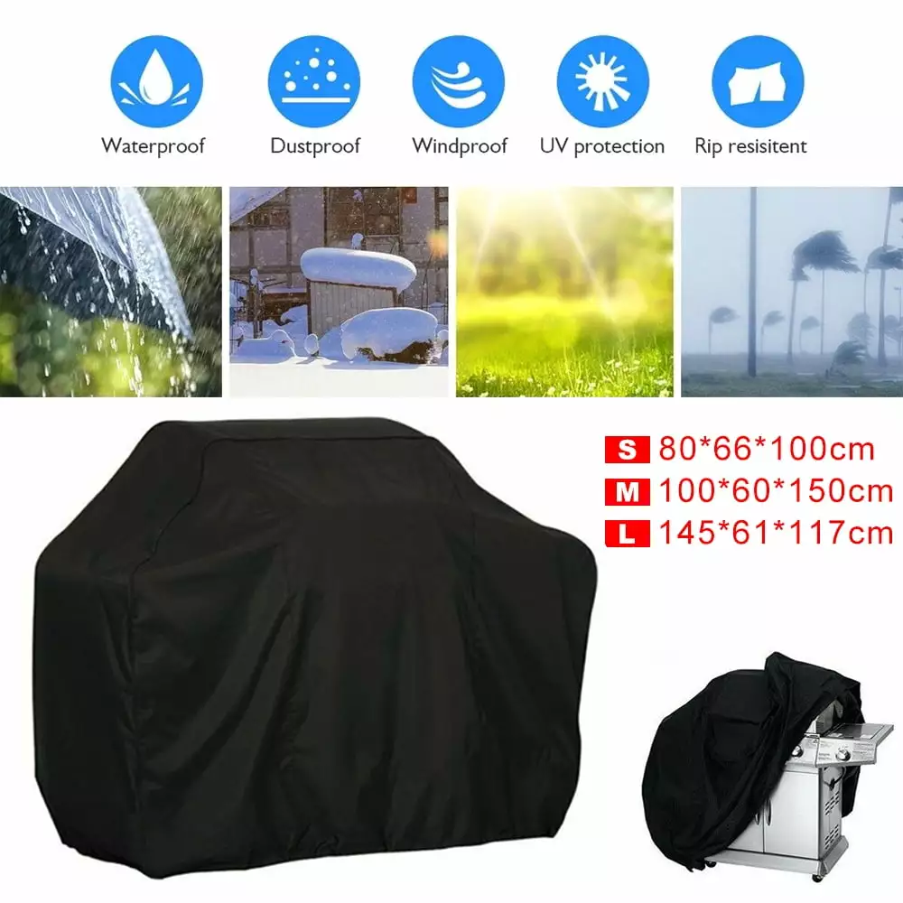BBQ Accessories Water-Resistant BBQ Grill Cover Universal Outdoor Protection L
