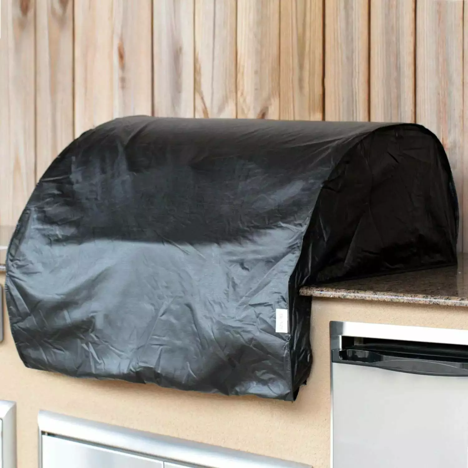 Blaze 33.5 Inch Vinyl Grill Cover 4-Burner Built- Grill Weather Resistant