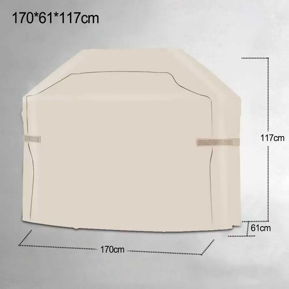 BLUESON Waterproof Outdoor BBQ Gas Grill Cover 210D Heavy Duty 57x67x72inch 170x61x117cm