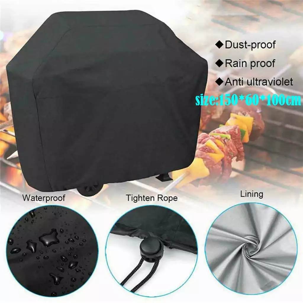 Dust-proof Waterproof Outdoor Kitchen Grill Cover Barbecue Dining Table Stand Tailgater GT Woo Ring Grill One