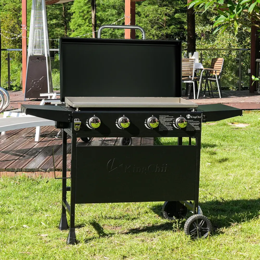 KingChii 4-Burner 30.6" Propane Griddle Sturdy Cover