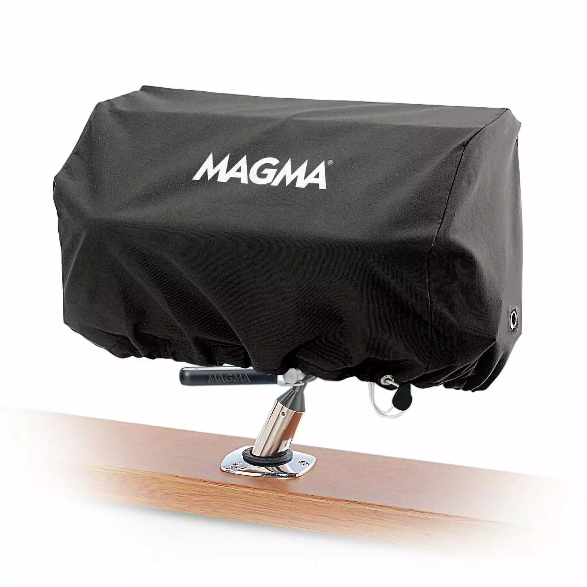 Magma Jet Black Rectangular Grill Cover 9 x 18 - Marine Grade Waterproof Protection Outdoor Grills