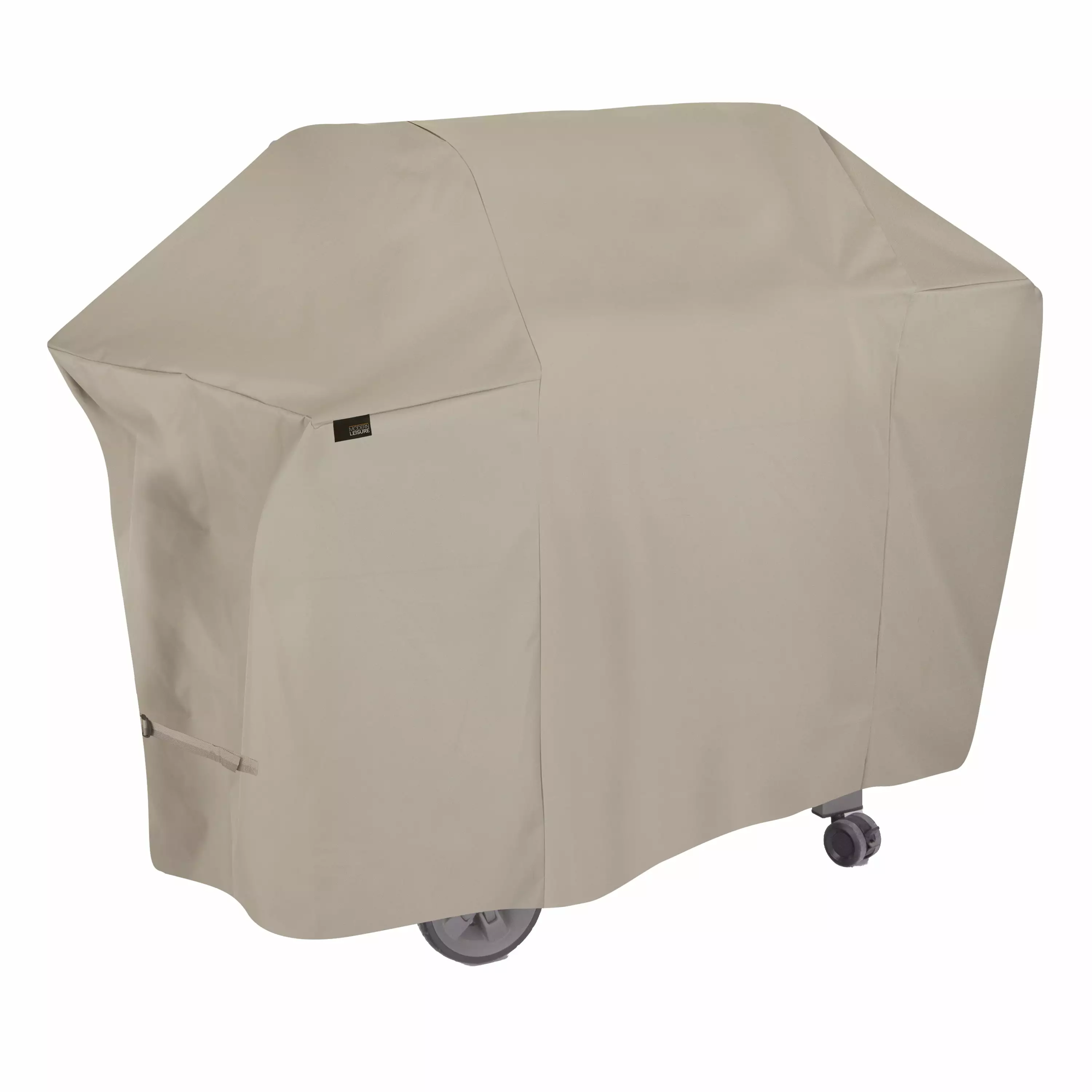 Modern Leisure Chalet 65 Inch Outdoor Patio Grill Cover Beige 65L x 25W x 44.5H 48