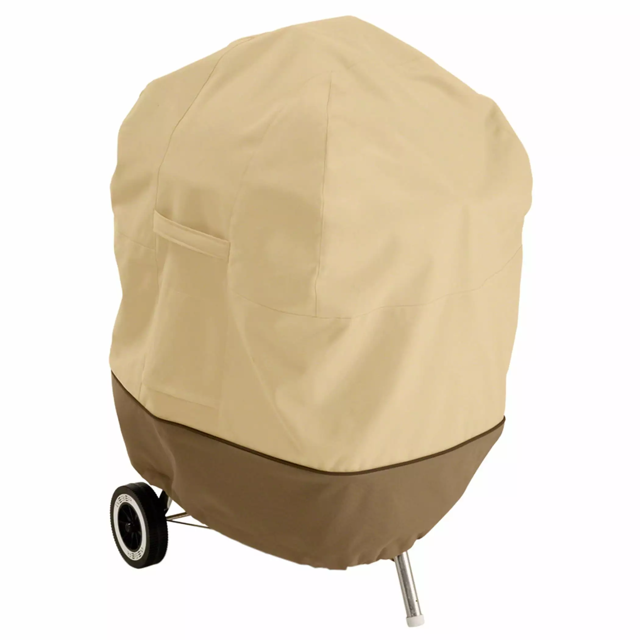 Timeless Accessories Veranda Patio Kettle BBQ Grill Cover Heavy-Duty Weather Resistant Fabric Large Kettle