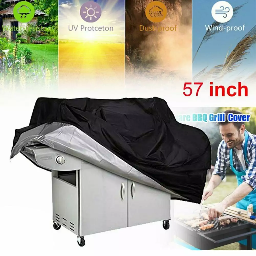 Universal BBQ Grill Covers Heavy Duty Waterproof Fade Resistant All Brands L