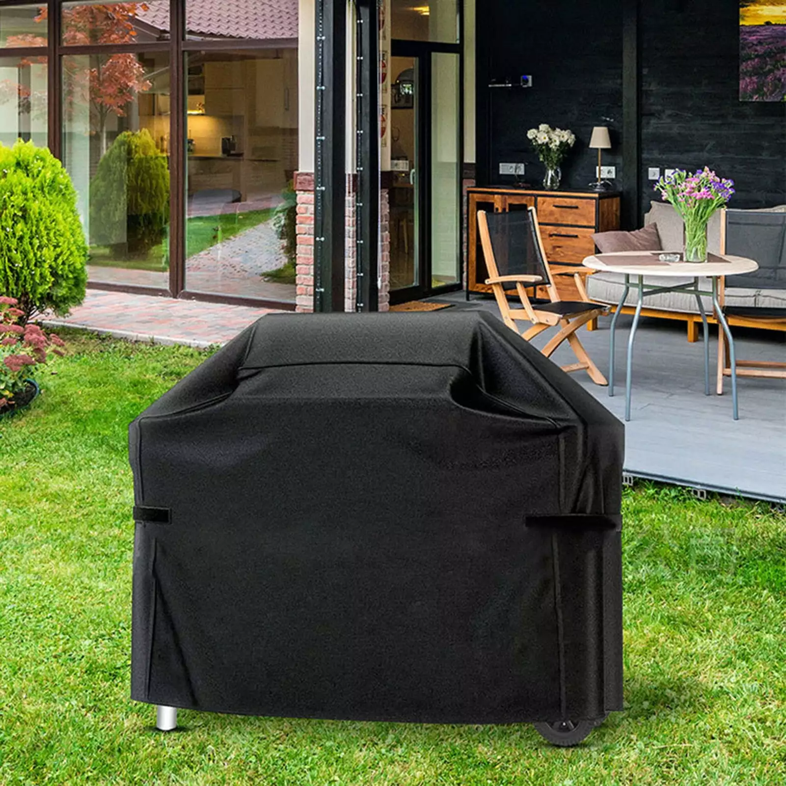 Xeyise BBQ Grill Dust Cover Waterproof Oxford Cloth UV-Resistant Outdoor Grill Cover
