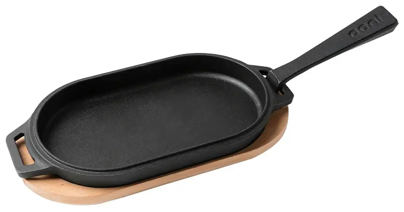 Ooni UU-P08C00 Sizzler Pan, Cast Iron, Black/Brown : Pro Series