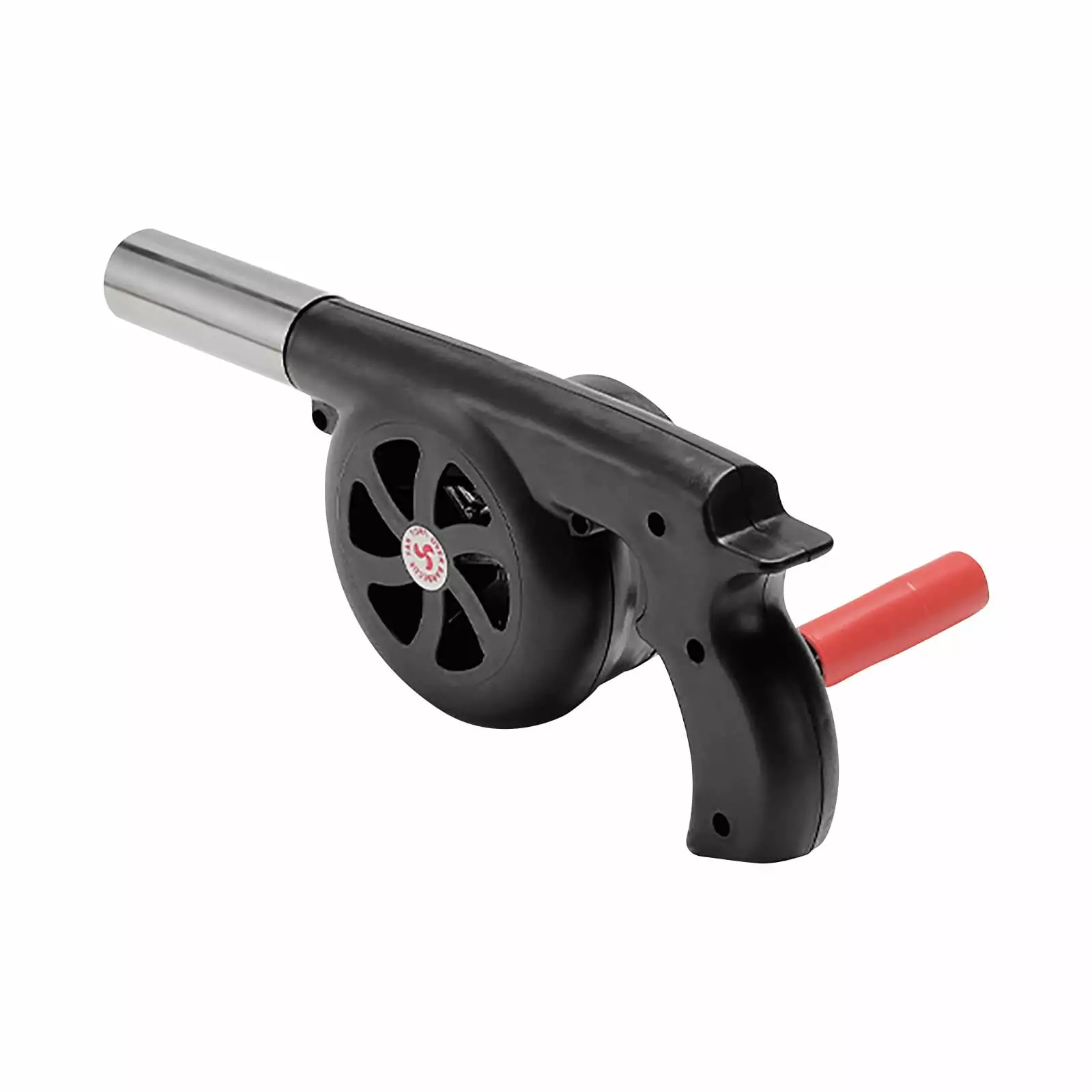 Aaihamo Handheld Barbecue Fan Manual Speed Control Metal Blades Outdoor Camping Hiking and Picnics