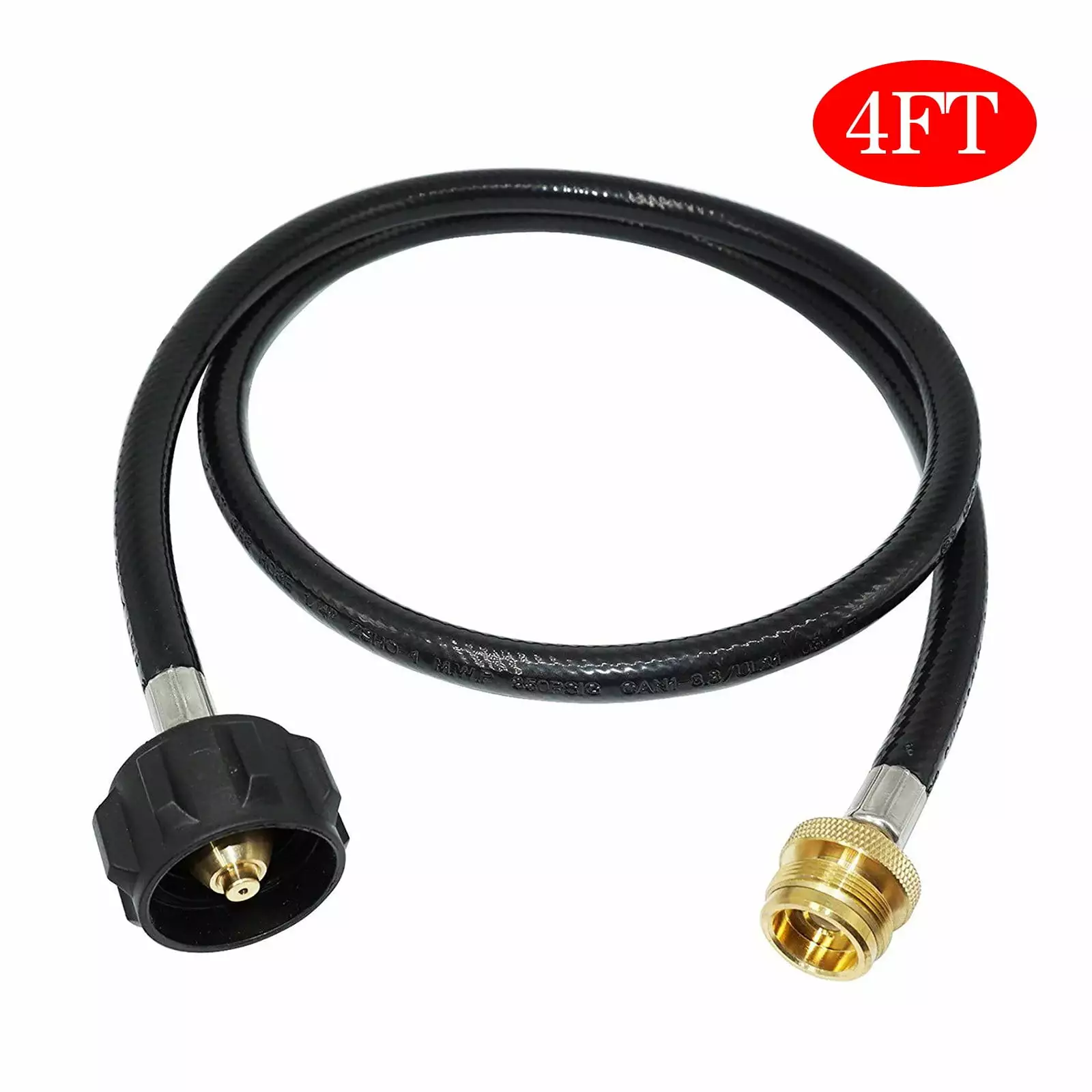 Mikease Propane Tank Hose - 1 Feet QCC1/Type1 Converter 20 LB to 1 LB Cylinder - Home Upgrade One