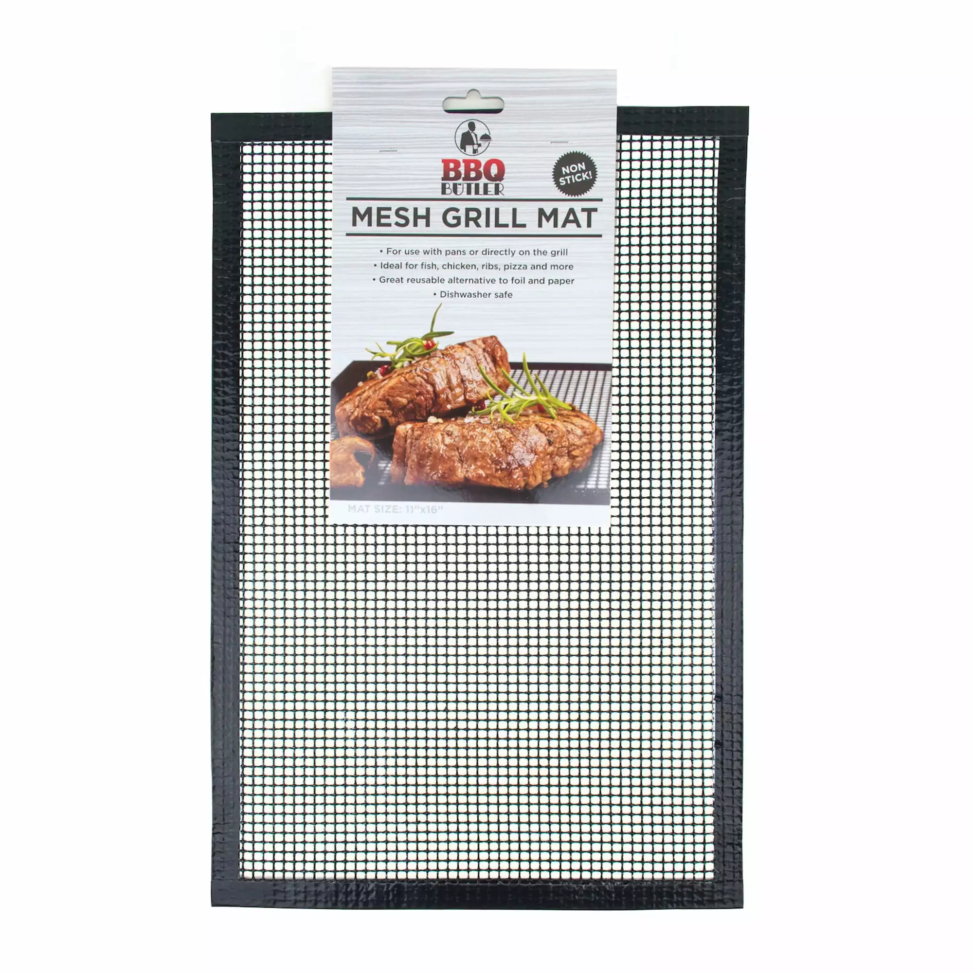BBQ Butler Mesh Grill Mat Perfect Smokers 11 x 16 inch 1