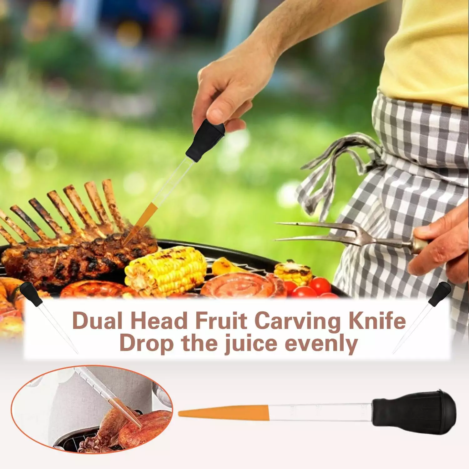 Pengzhipp Grill Mat Special Water Oil 30ml Barbecue Fish Tank Gadget Kitchen and Dining One