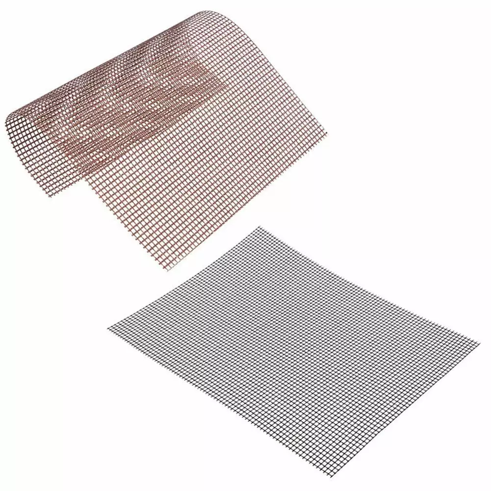 SPRING PARK BBQ Grill Mesh Non-Stick Mat Reusable Sheet Cooking Baking and Barbecue