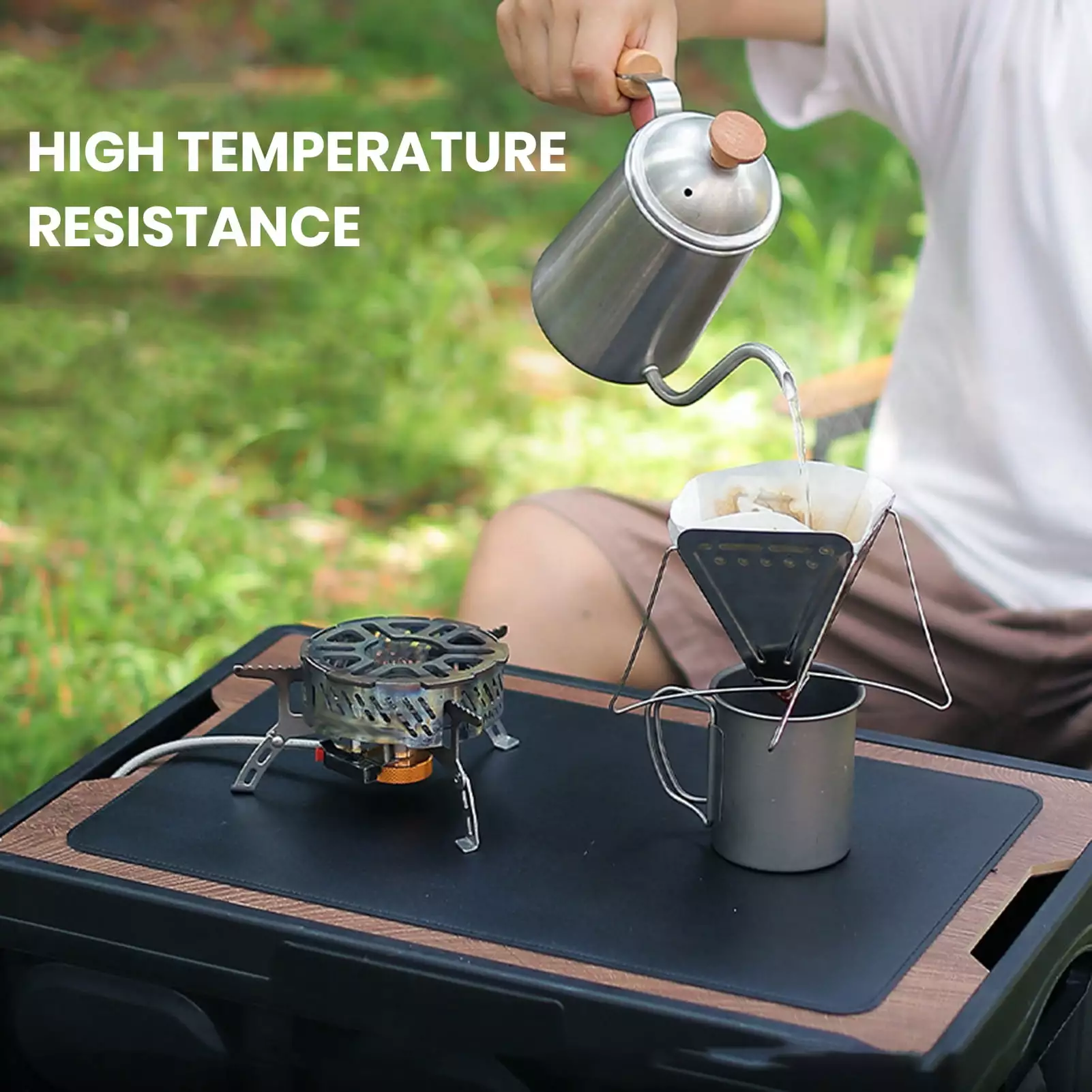 Washranp Heat Resistant Grill Mats Waterproof BBQ Barbecue Mat Outdoor Grill and Prep Table Protection 2xl