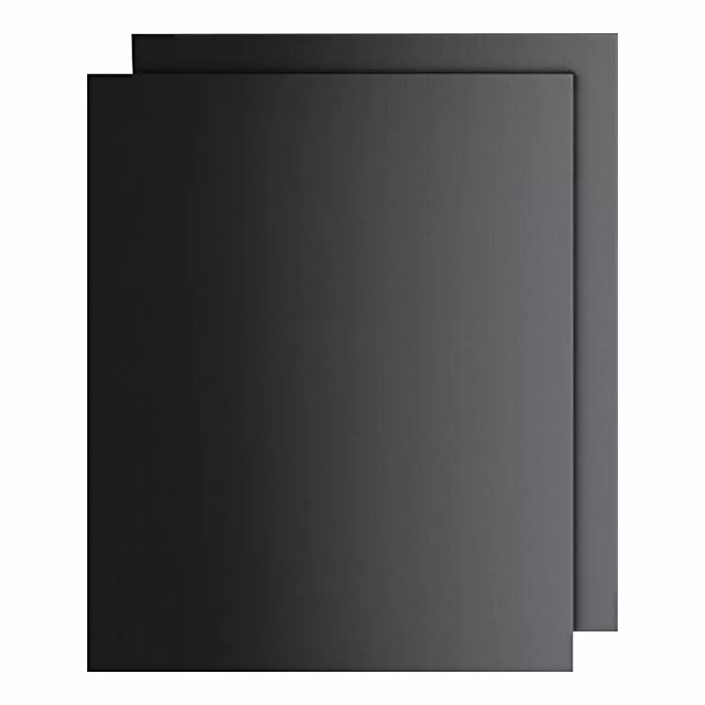 Booyoo BBQ Grill Mats Non-stick Baking Pads Heat Resistant Reusable Oven Liners Charcoal Electric Grill 2Pcs Black
