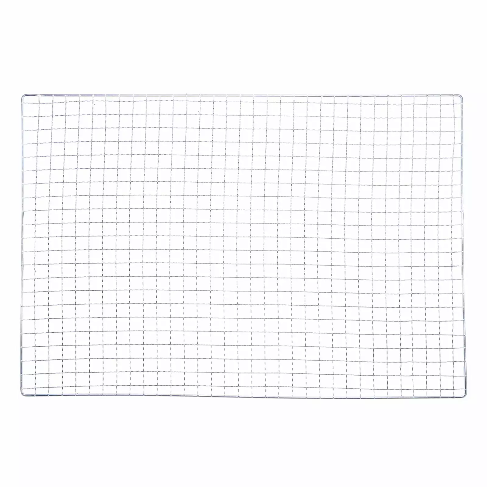 Galvanized Iron BBQ Grill Net Baking Charcoal Grilling Roasting 2 Packs Square 11