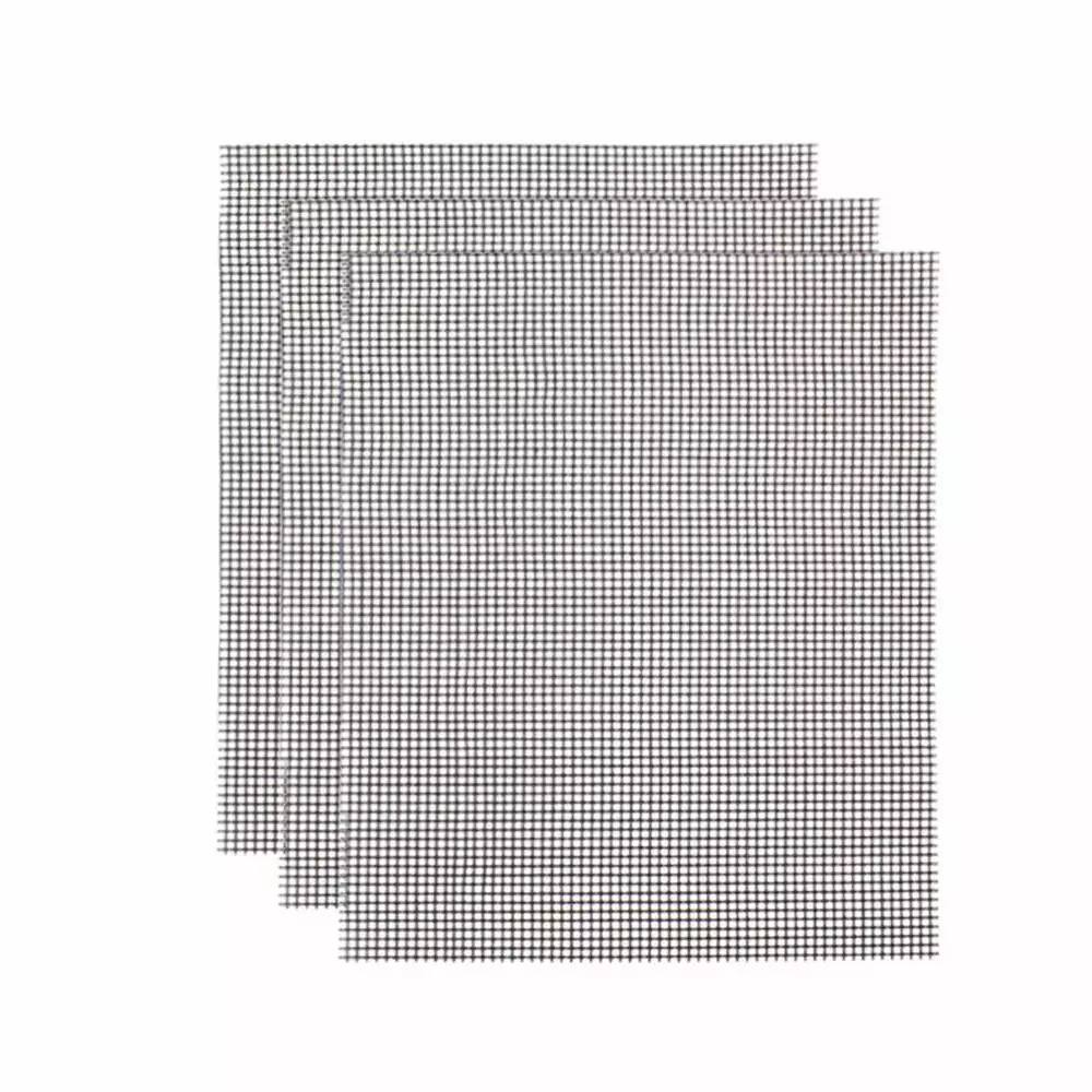 Non Stick BBQ Grill Mats Heavy Duty Reusable Gas Charcoal Pellet Grill 15.75 x 13 Inch 3pcs