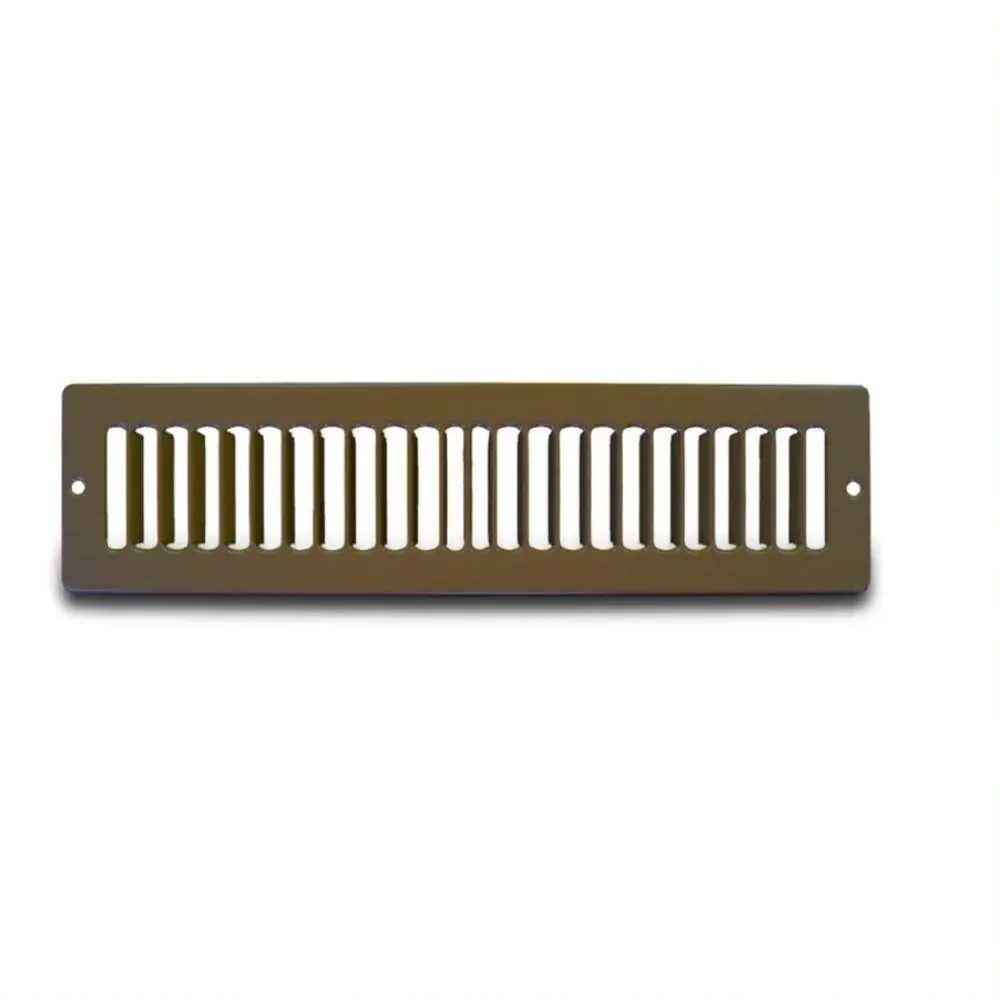 MFTSG102B METAL-FAB Espresso Toe Space Grille, 10" X 2"