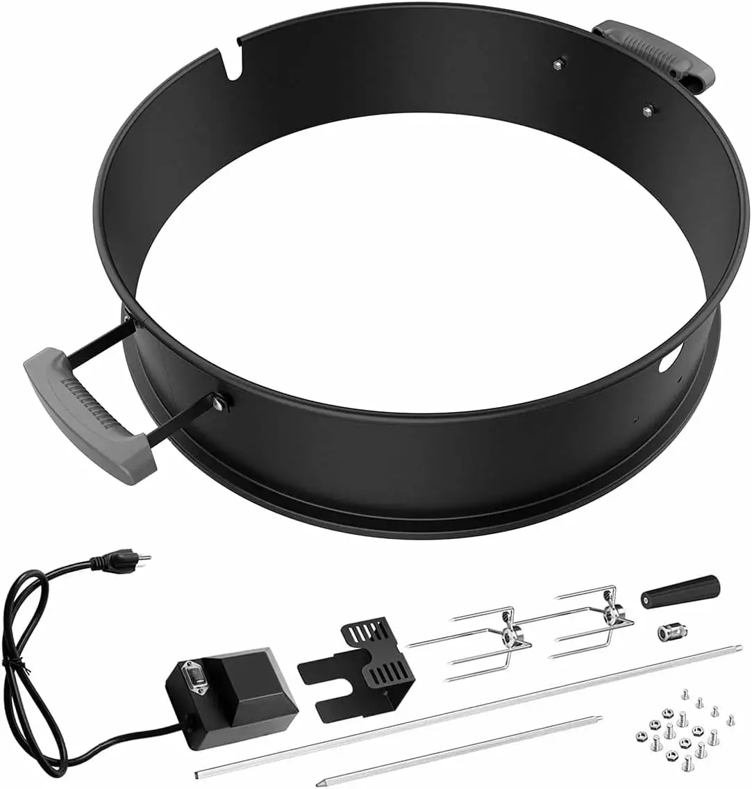 Stainless Steel Grill Ring Kit 22 Inch Charcoal Grill Weber BBQ and Similar Grills