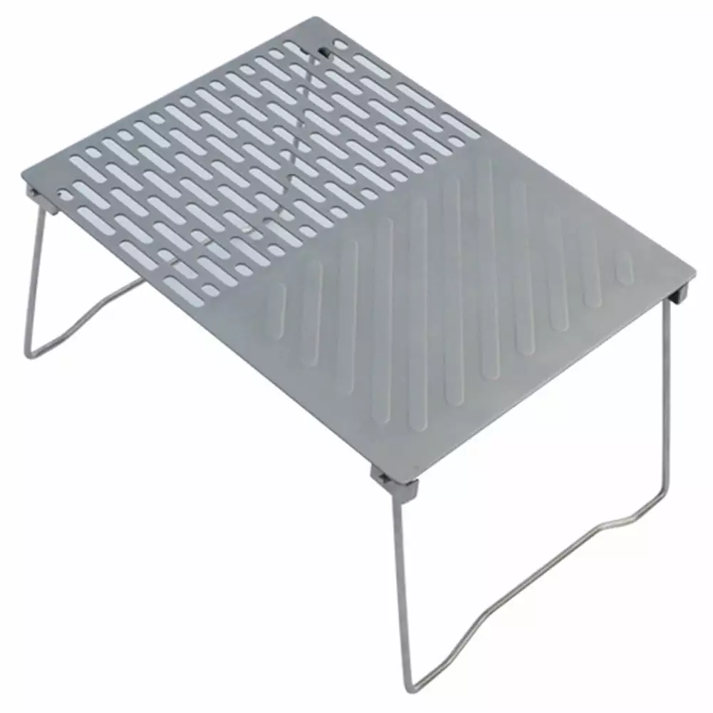 Suyin Ultralight Folding Titanium BBQ Plate Firewood Grill Outdoor Camping