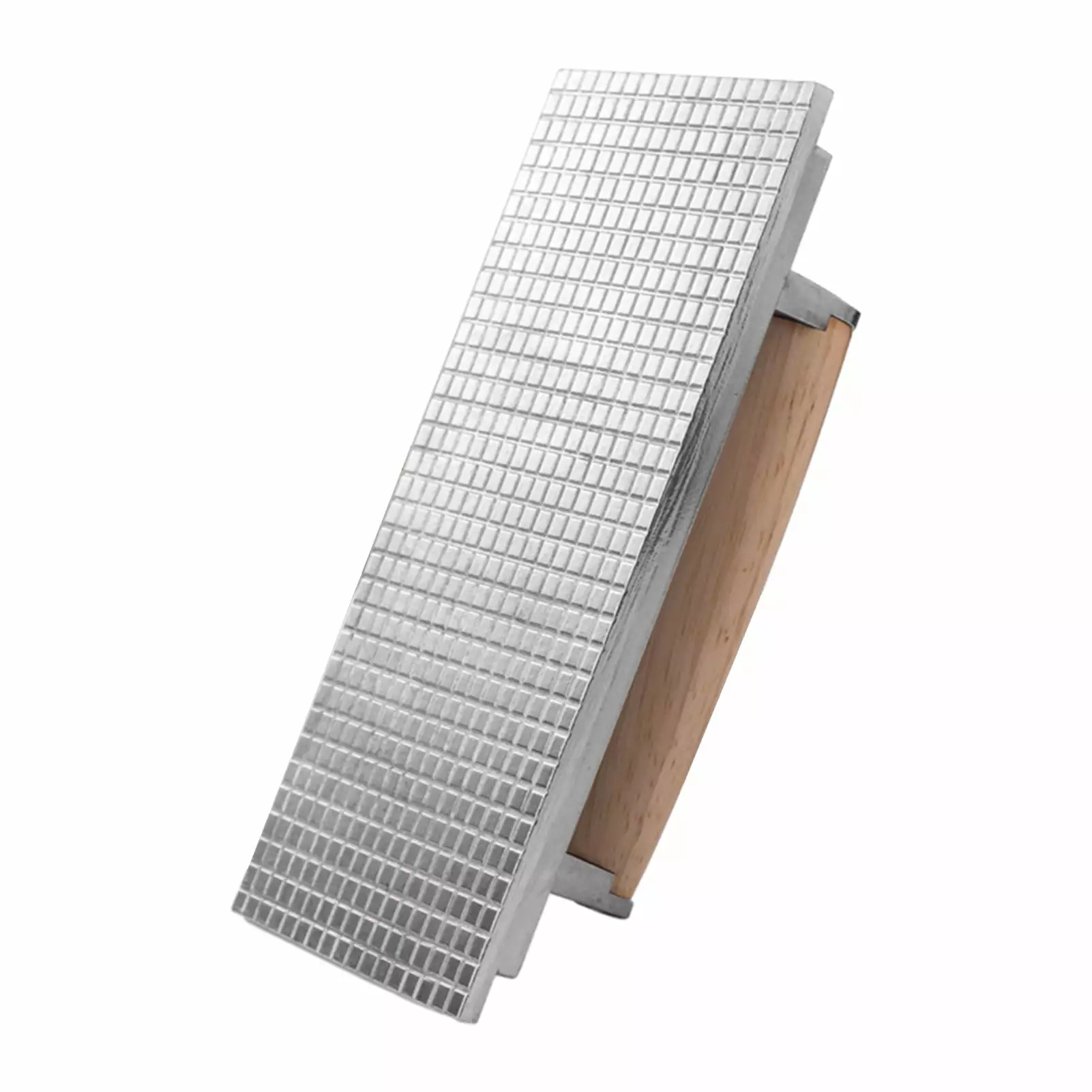 Aluminum Alloy Meat Press Wood Handle Griddle Bacon Healthy Cooking Square