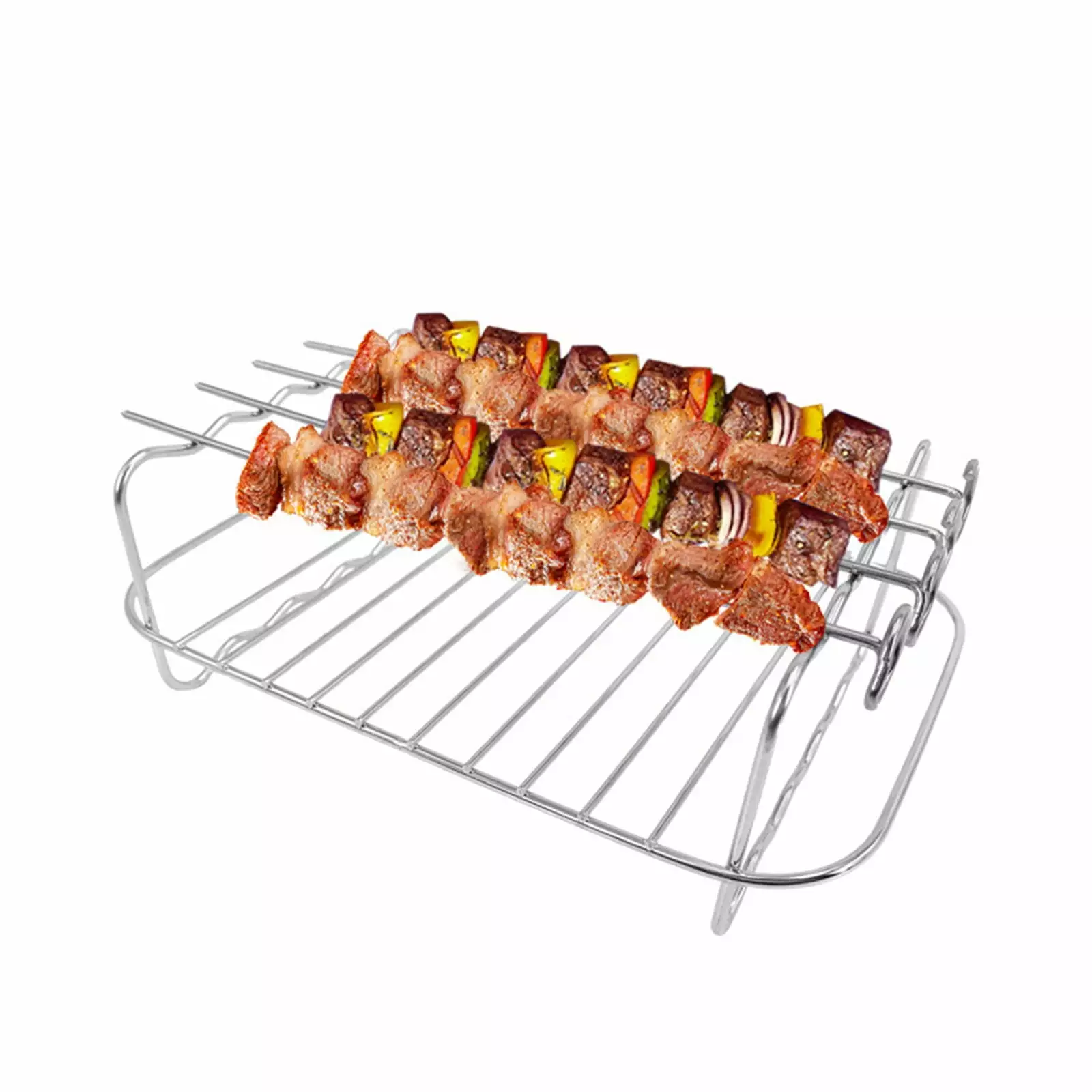 Aaihamo Air Fryer Rack Double Pot Accessories - Oven Grill Sgroup Rack Charcoal Grills